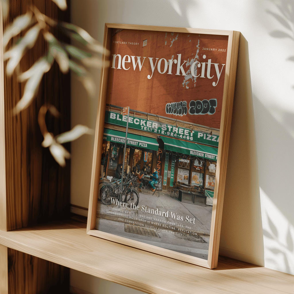 Bleecker Street Pizza Print